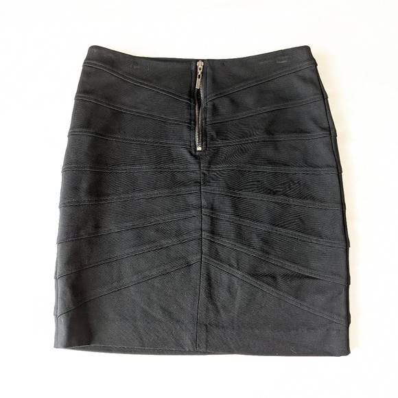 Cache Black Pencil Skirt Size 4 - Picture 3 of 3